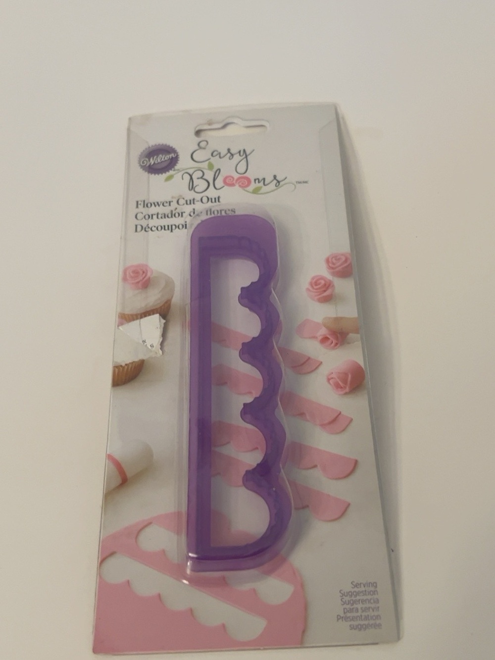 Wilton Purple Flower Scallop Cut-Out Tool for Kids